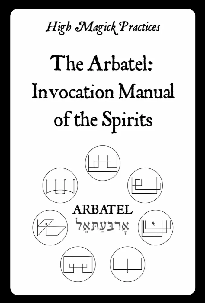 The Arbatel: Invocation Manual of the Spirits cover