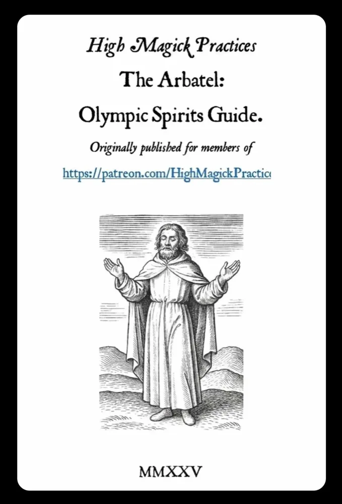 The Arbatel: Olympic Spirits cover