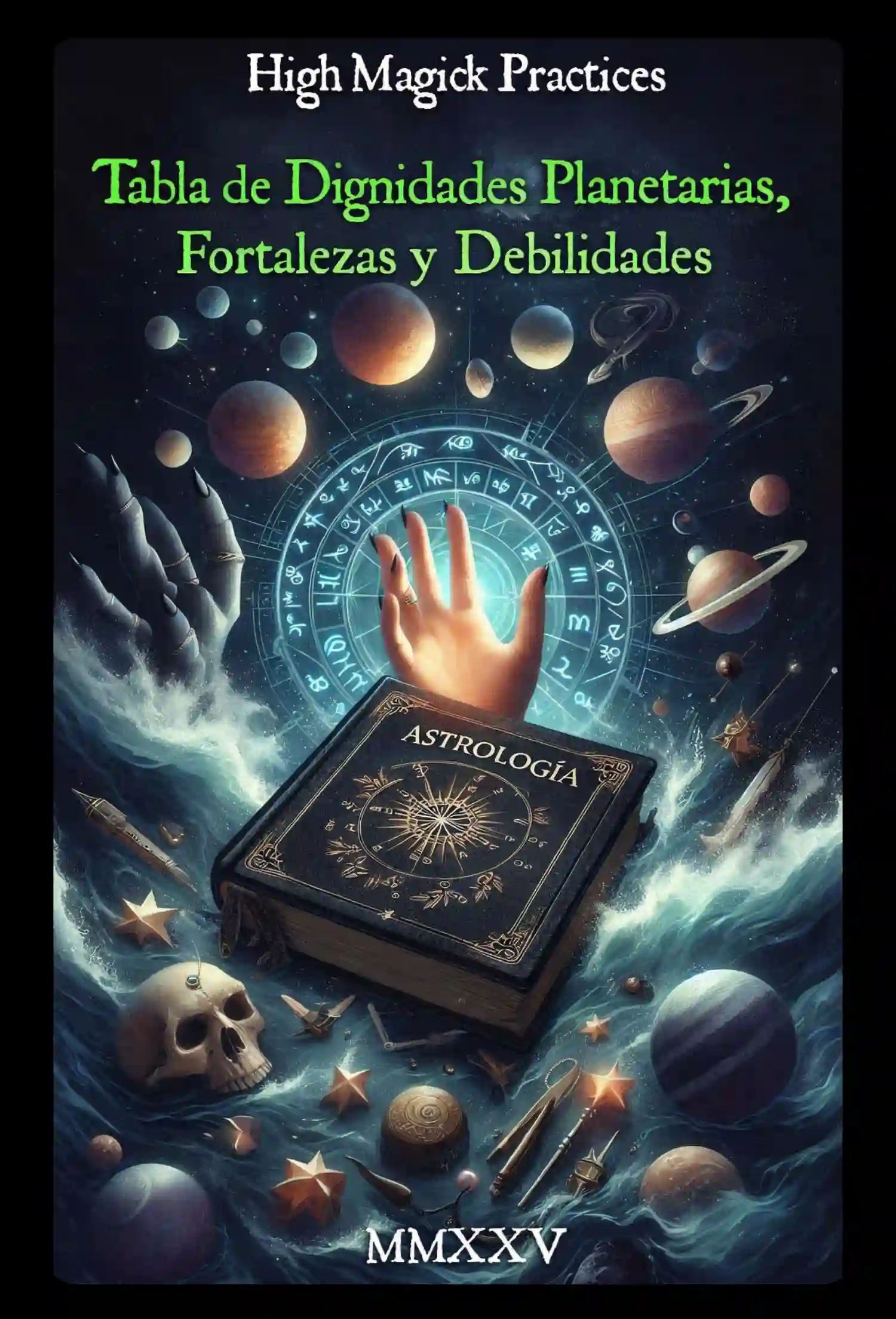 Tabla de Dignidades Planetarias, Fortalezas y Debilidades cover