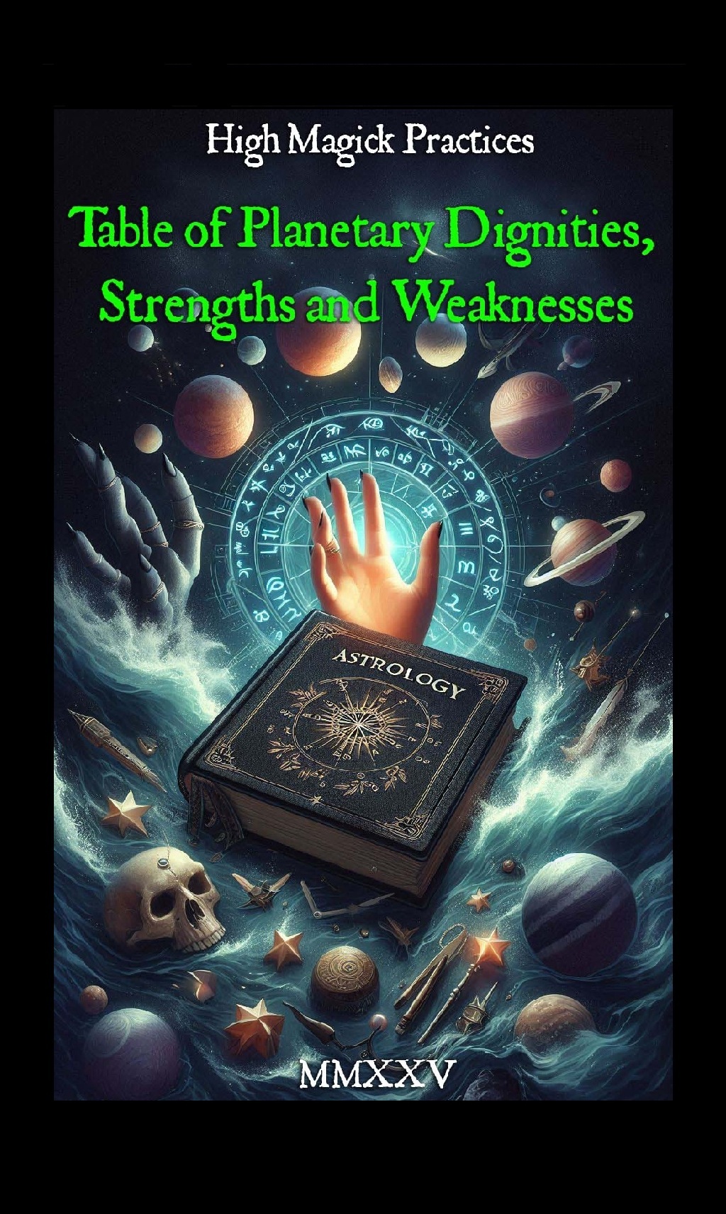 Table of Planetary Dignities Strengths and Weaknesses cover