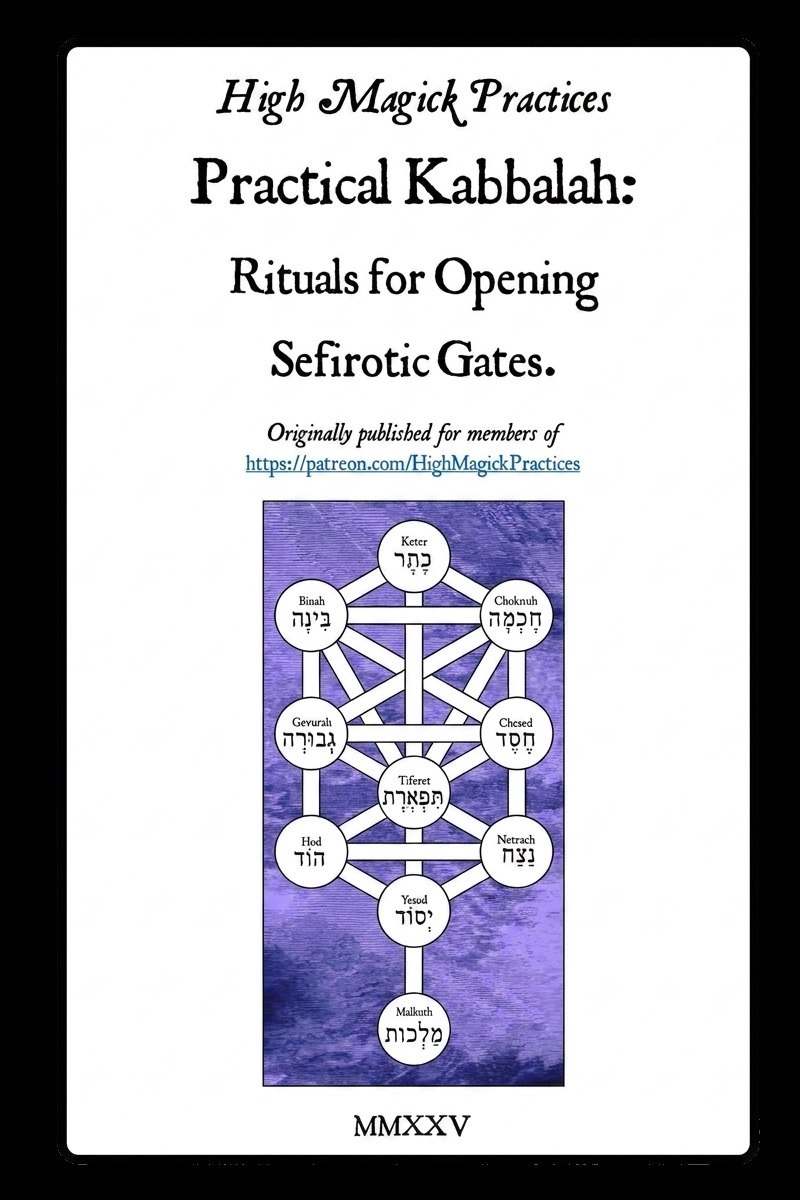 Practical Kabbalah: Rituals for Opening Sefirotic Gates cover